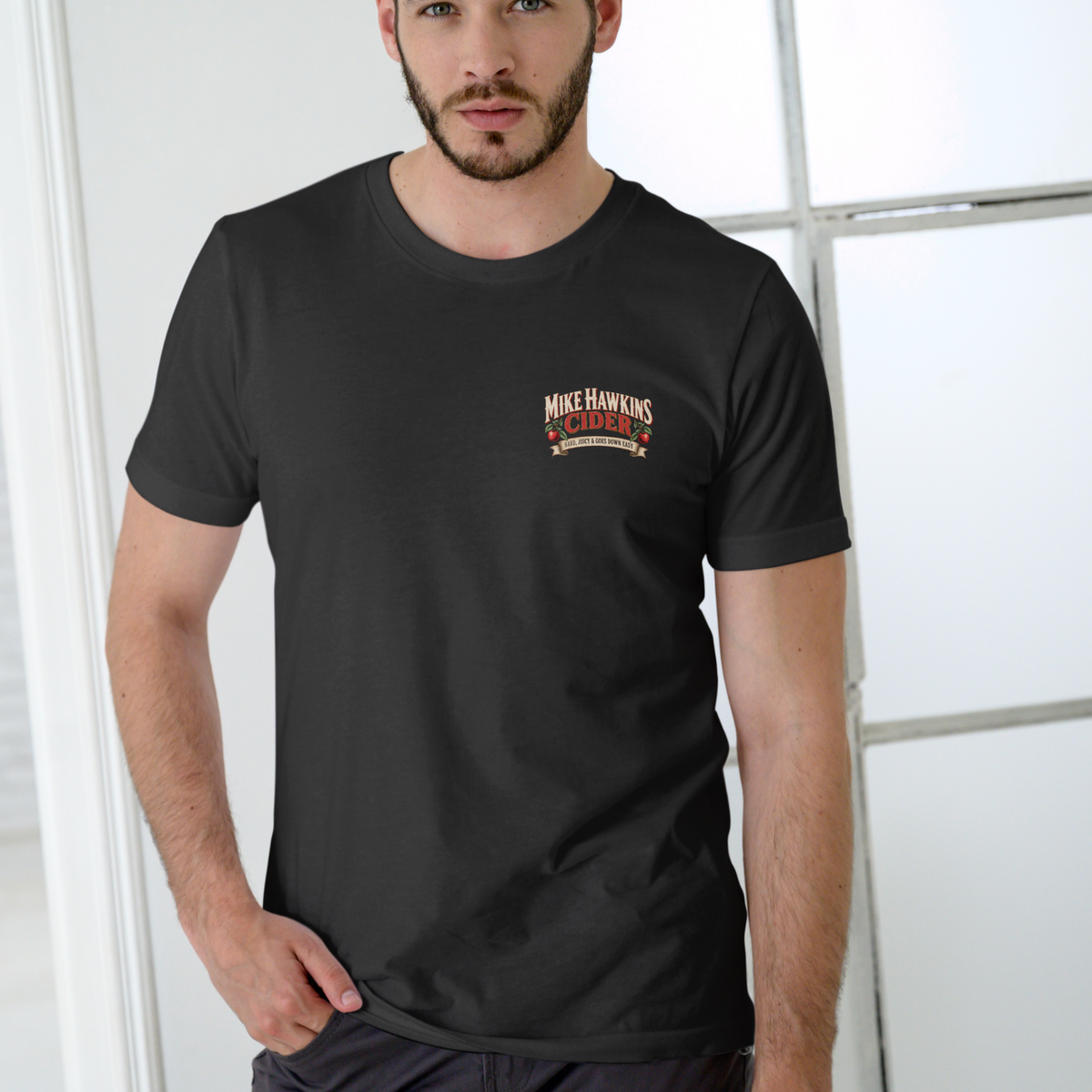 MIKE HAWKINS CIDER, T-SHIRT, UNISEX, COTTON