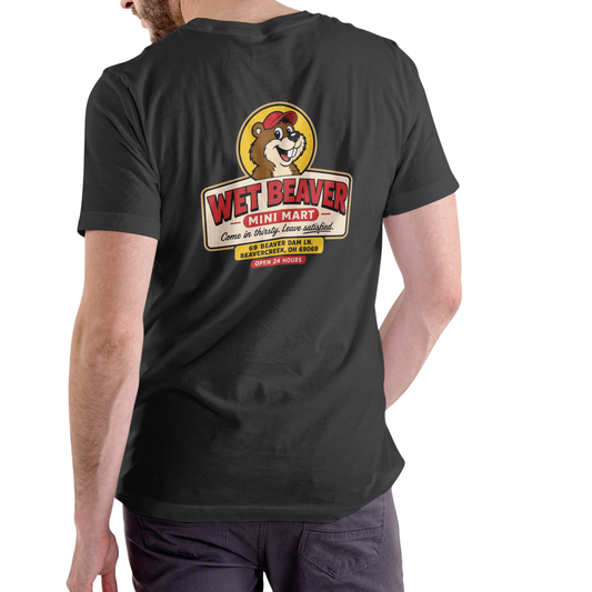 WET BEAVER MINI MART Funny T-Shirt