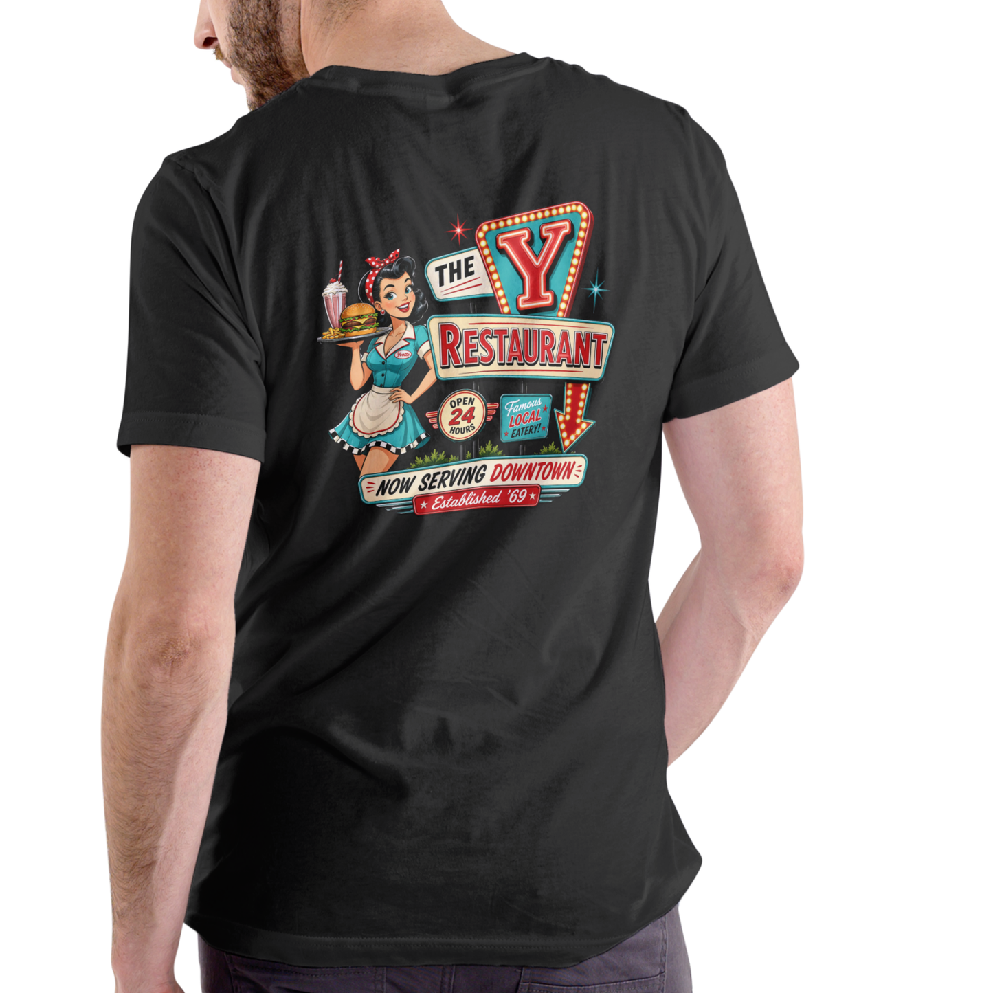 “The Y Restaurant” unisex cotton T-shirt