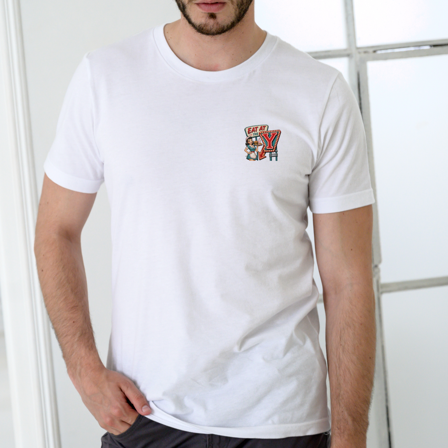 “The Y Restaurant” unisex cotton T-shirt