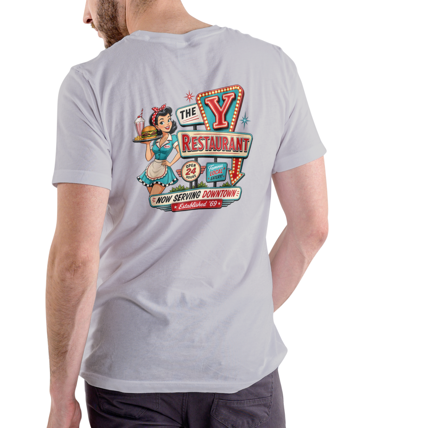 “The Y Restaurant” unisex cotton T-shirt