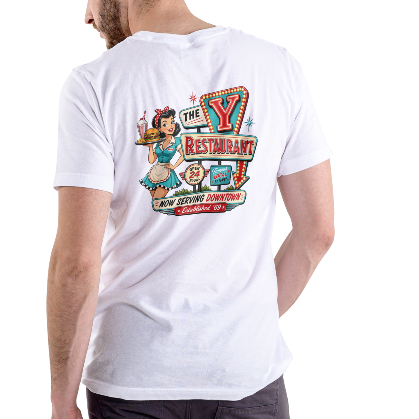 “The Y Restaurant” unisex cotton T-shirt