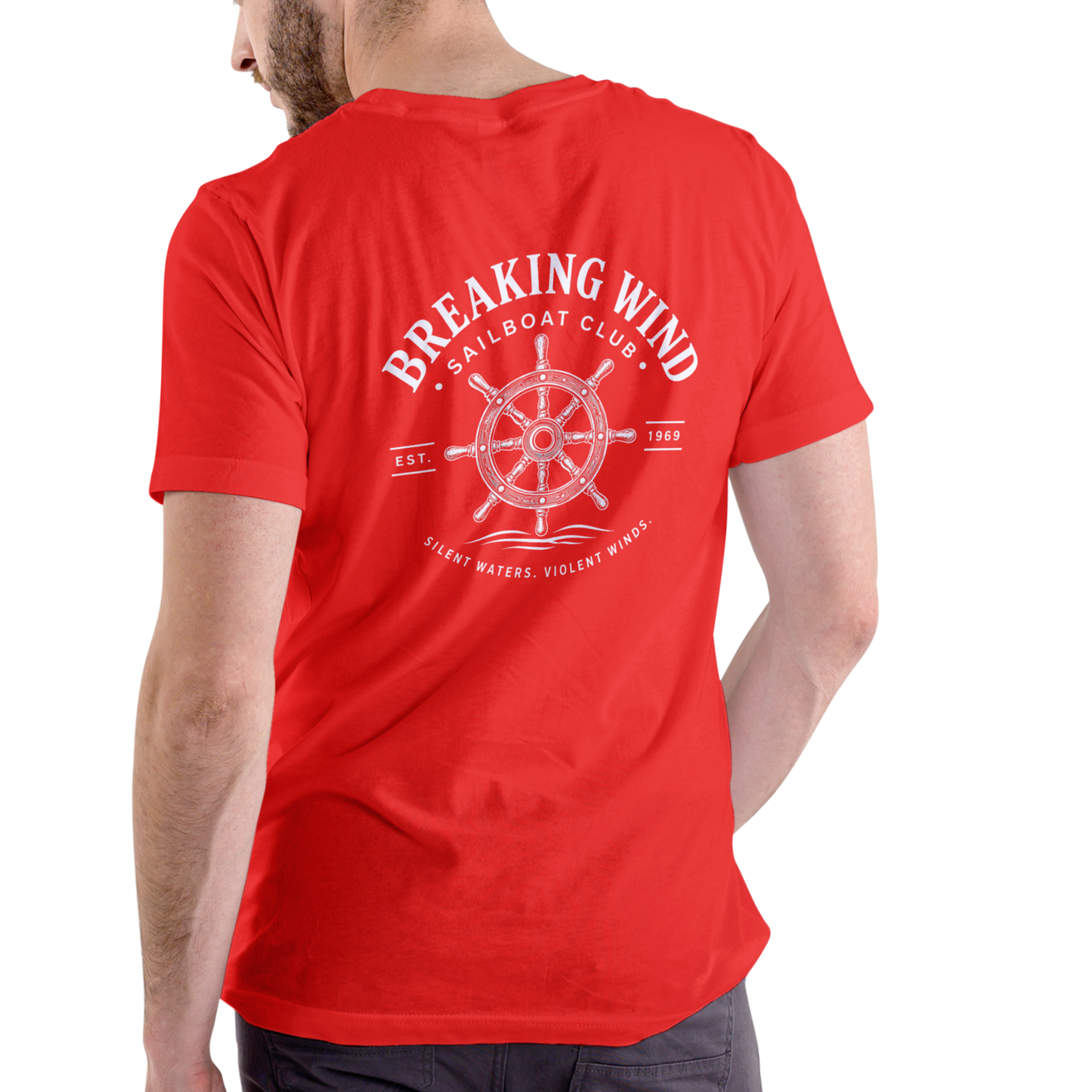 Breaking Wind Sailboat Club Funny T-Shirt