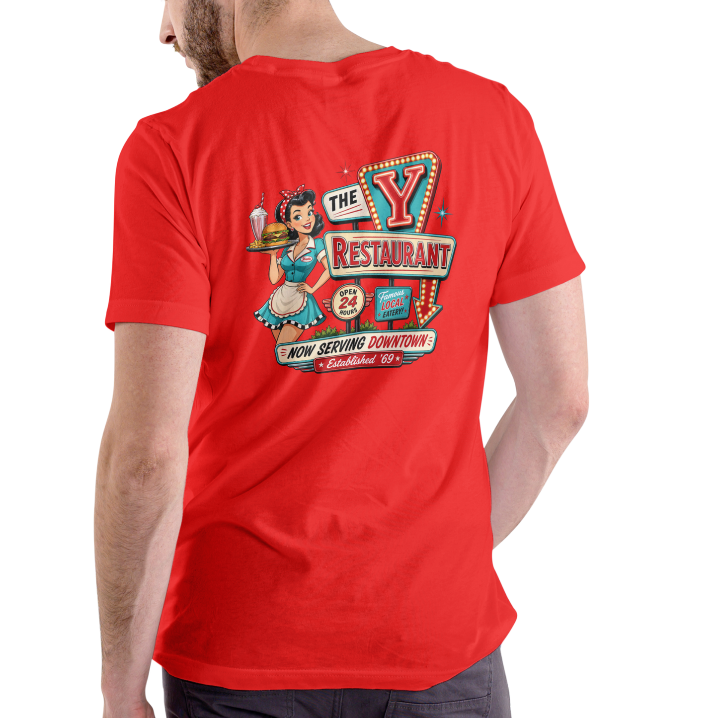 “The Y Restaurant” unisex cotton T-shirt