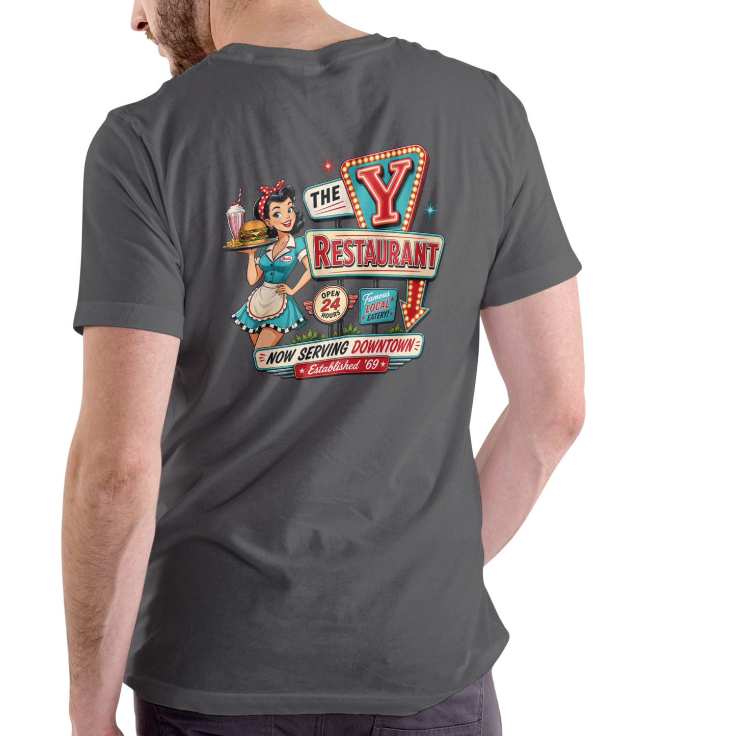 “The Y Restaurant” unisex cotton T-shirt