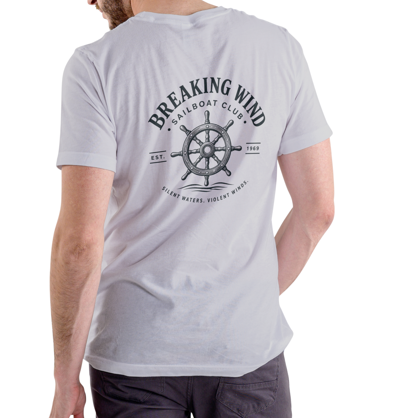 Breaking Wind Sailboat Club Funny T-Shirt