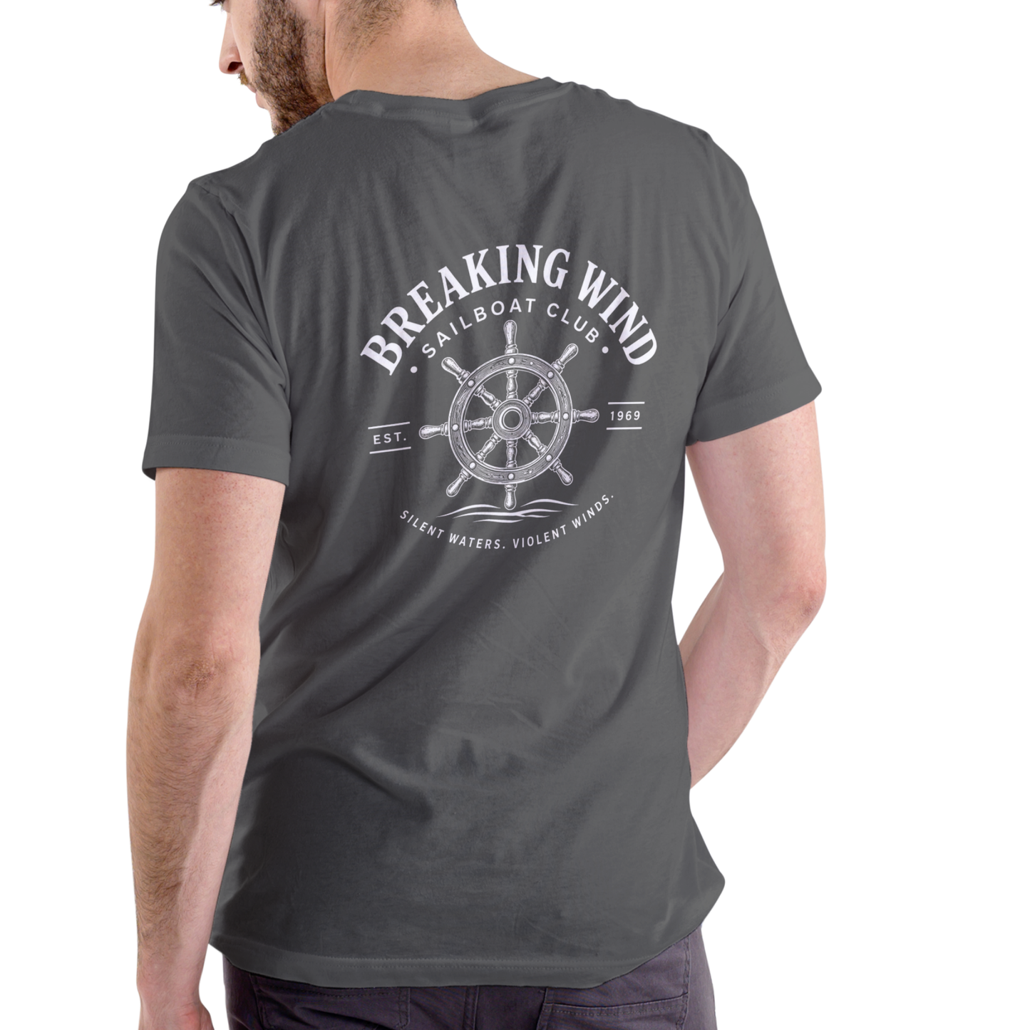 Breaking Wind Sailboat Club Funny T-Shirt