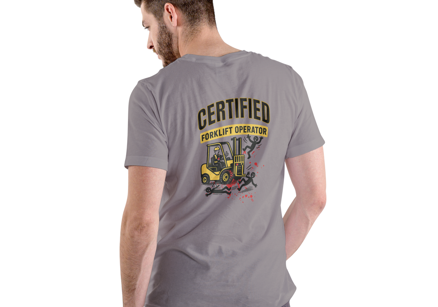 Certified Forklift Operator, T-SHIRT, UNISEX, COTTON
