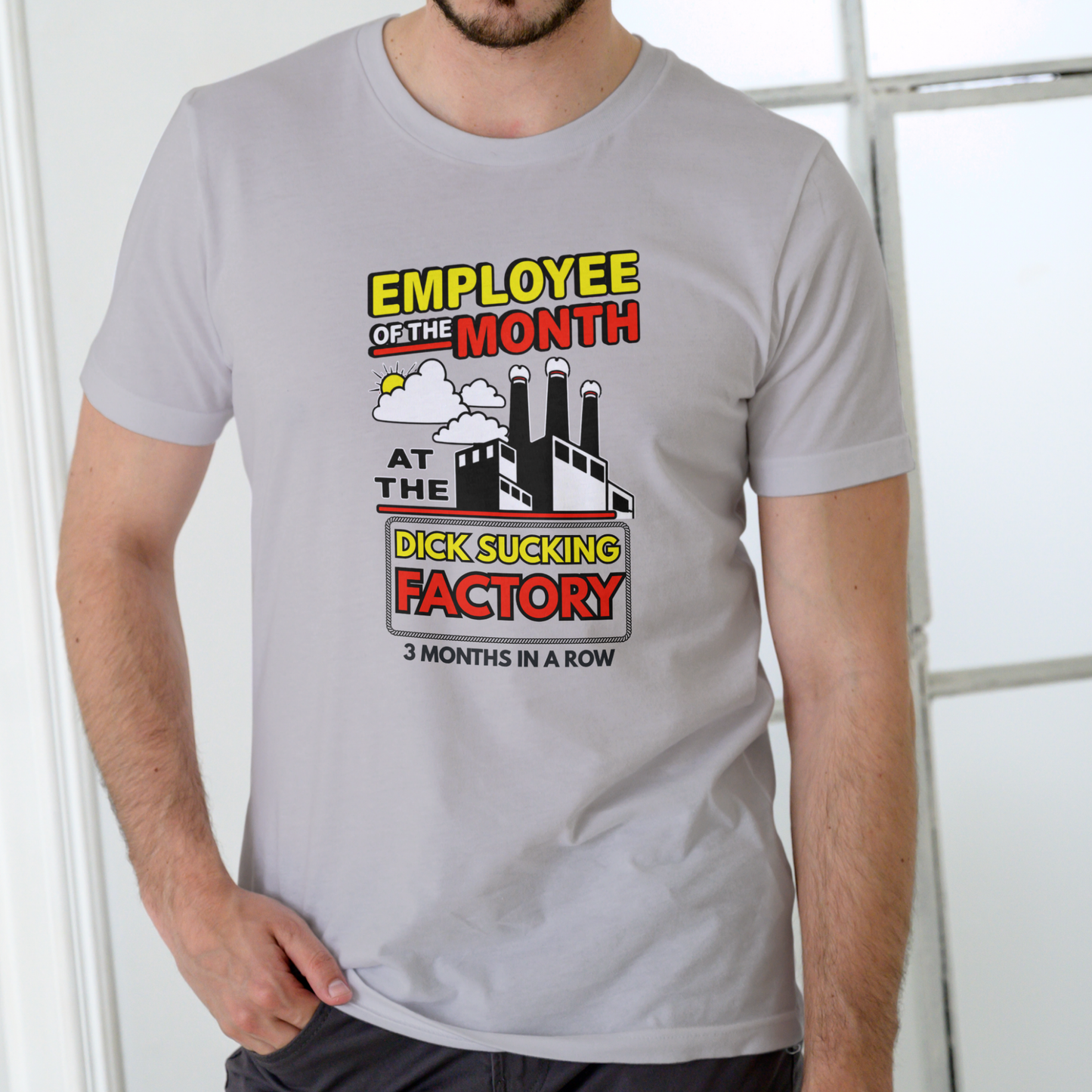 EMPLOYEE OF THE MONTH – Funny Unisex Cotton T-Shirt