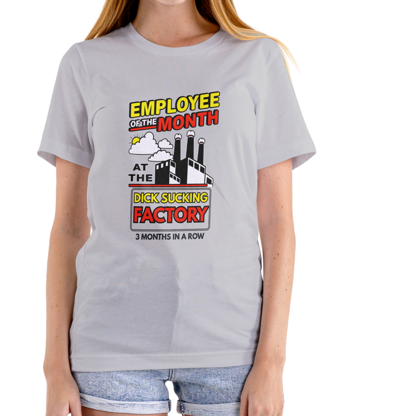 EMPLOYEE OF THE MONTH – Funny Unisex Cotton T-Shirt