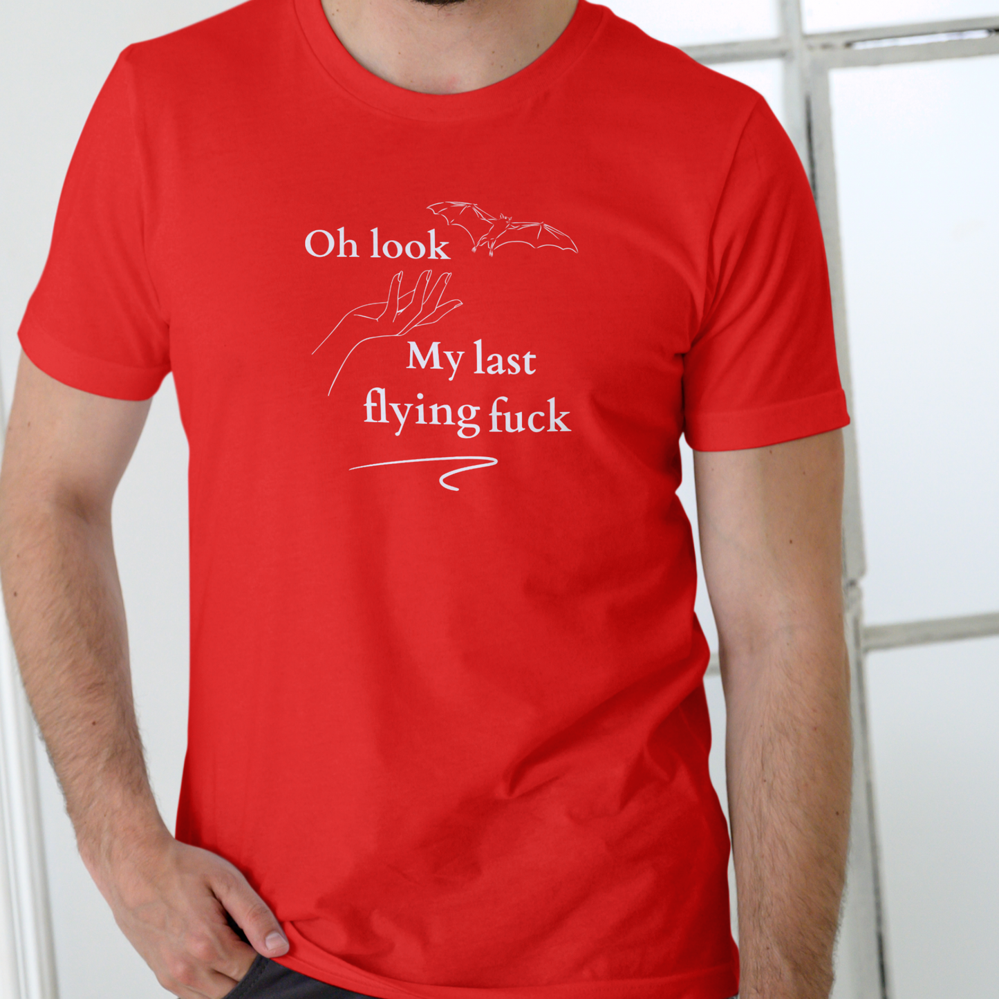 OH LOOK MY LAST FLYING FUCK T Shirt, Unisex Cotton