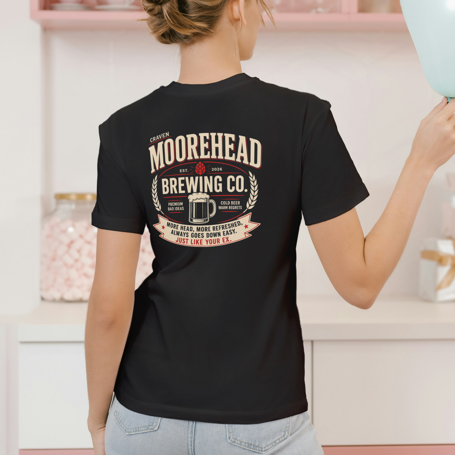 CRAVEN MOOREHEAD BREWING COMPANY Funny Name T-Shirt