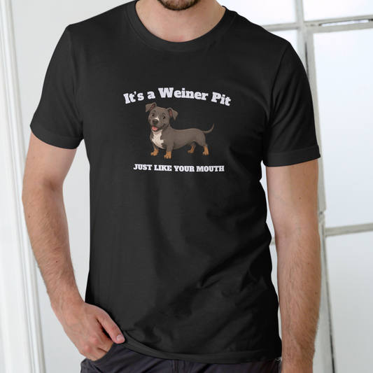 It"s A Weiner Pit T Shirt, Unisex Cotton