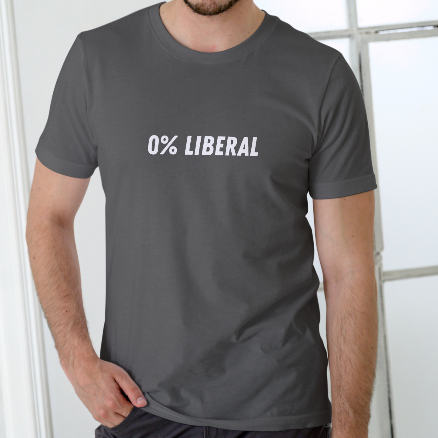 0% Liberal T Shirt, Unisex Cotton