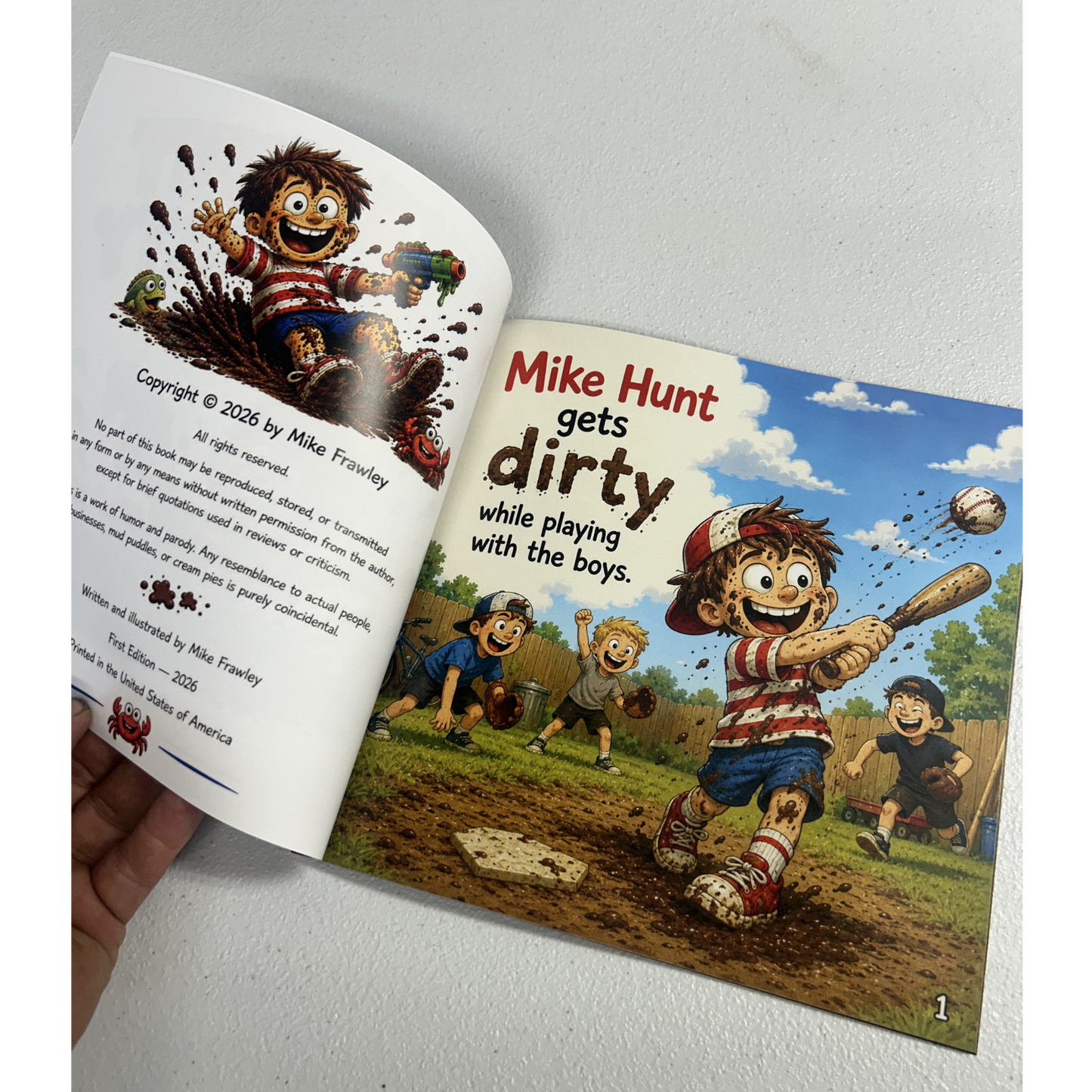 Mike Hunt gets dirty, An adult parody storybook for adults by Mike Frawley