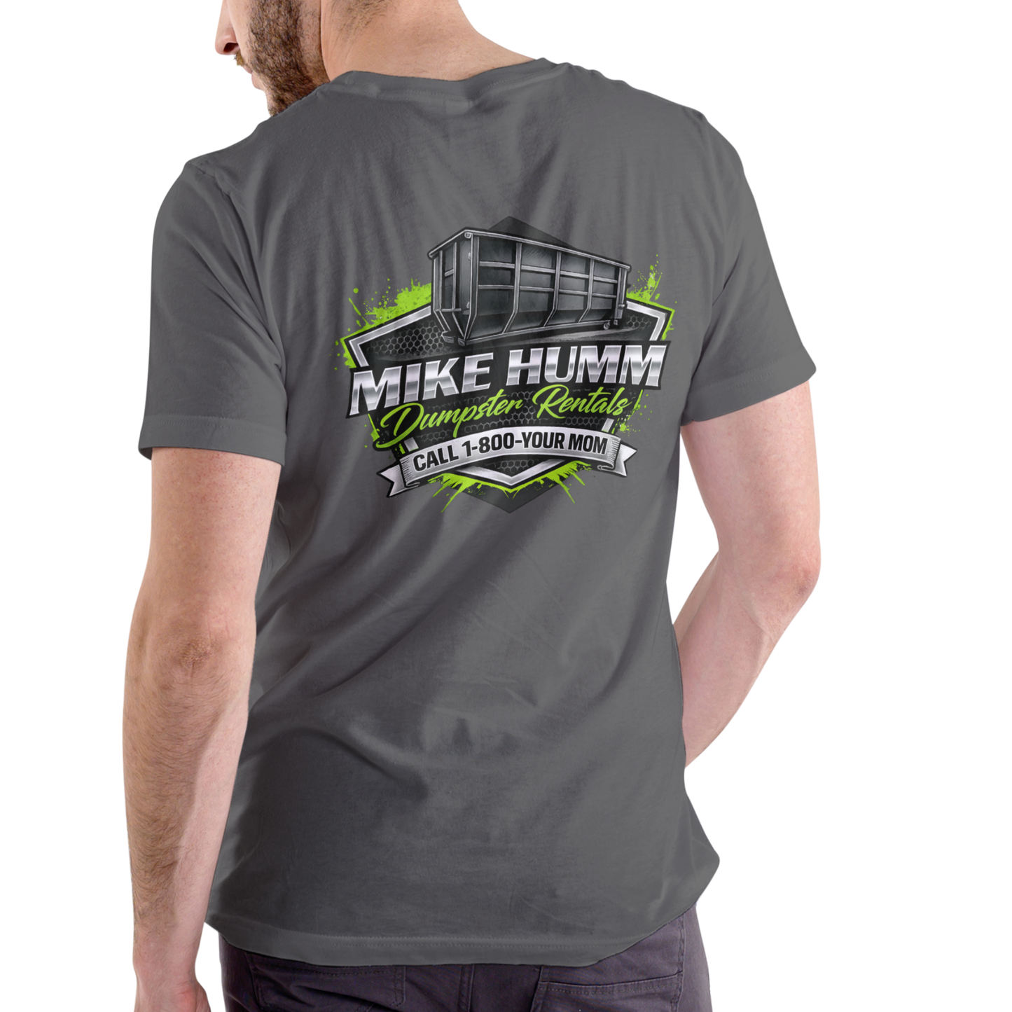 MIKE HUMM DUMPSTER RENTALS, Funny name T Shirt, Unisex Cotton