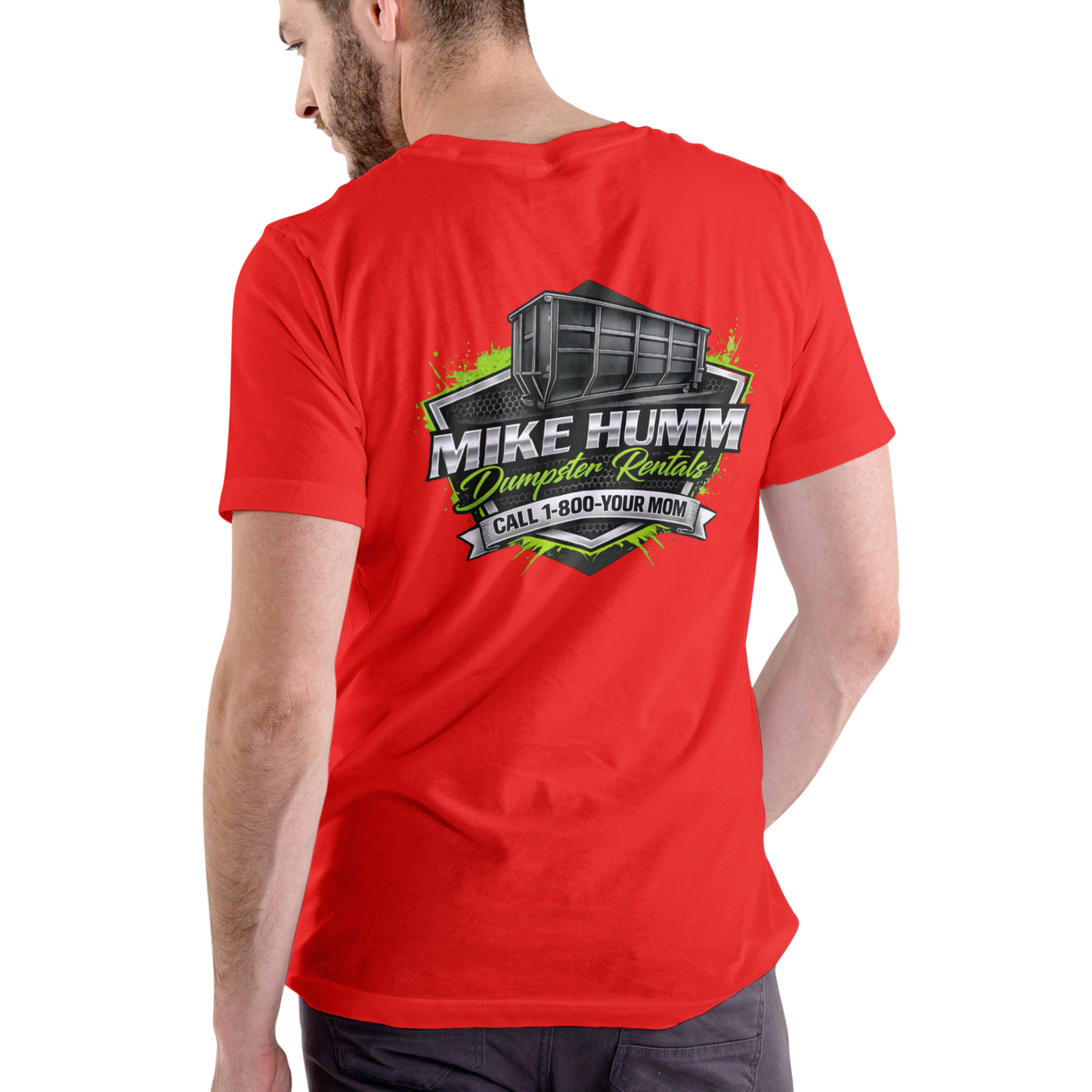 MIKE HUMM DUMPSTER RENTALS, Funny name T Shirt, Unisex Cotton