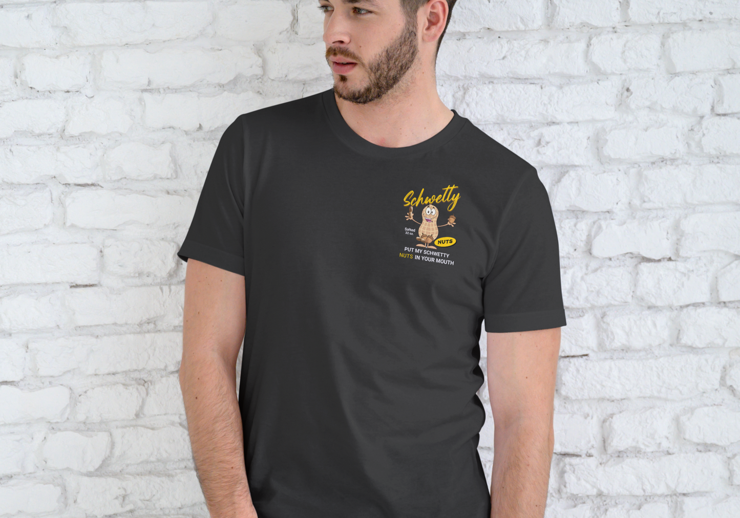 SCHWETTY NUTS, T-SHIRT, UNISEX, COTTON