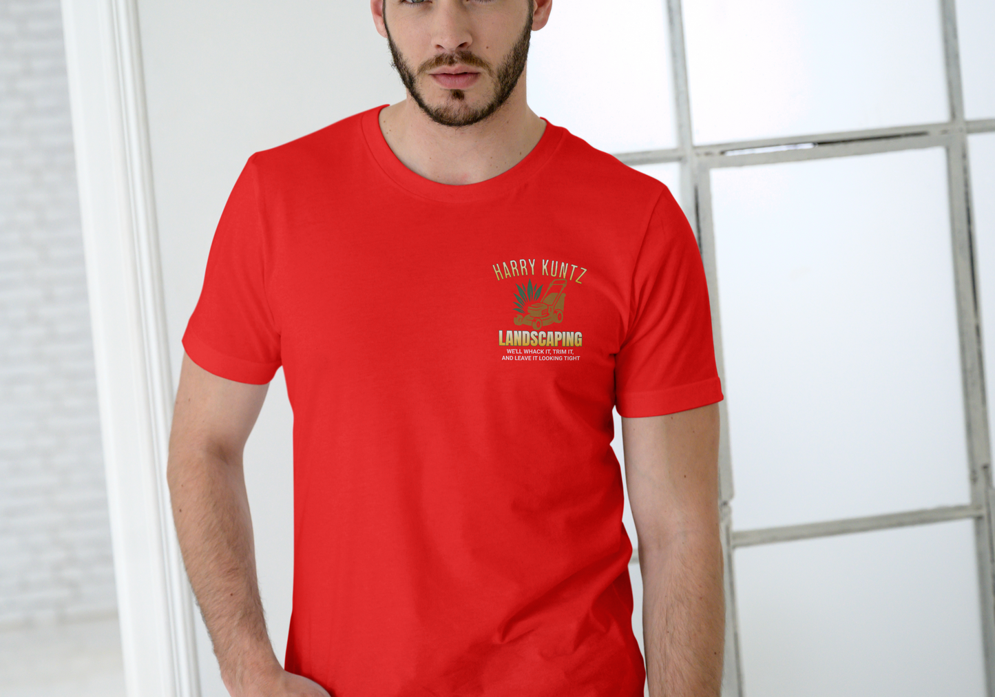 Harry Kuntz Landscaping, T-SHIRT, UNISEX, COTTON