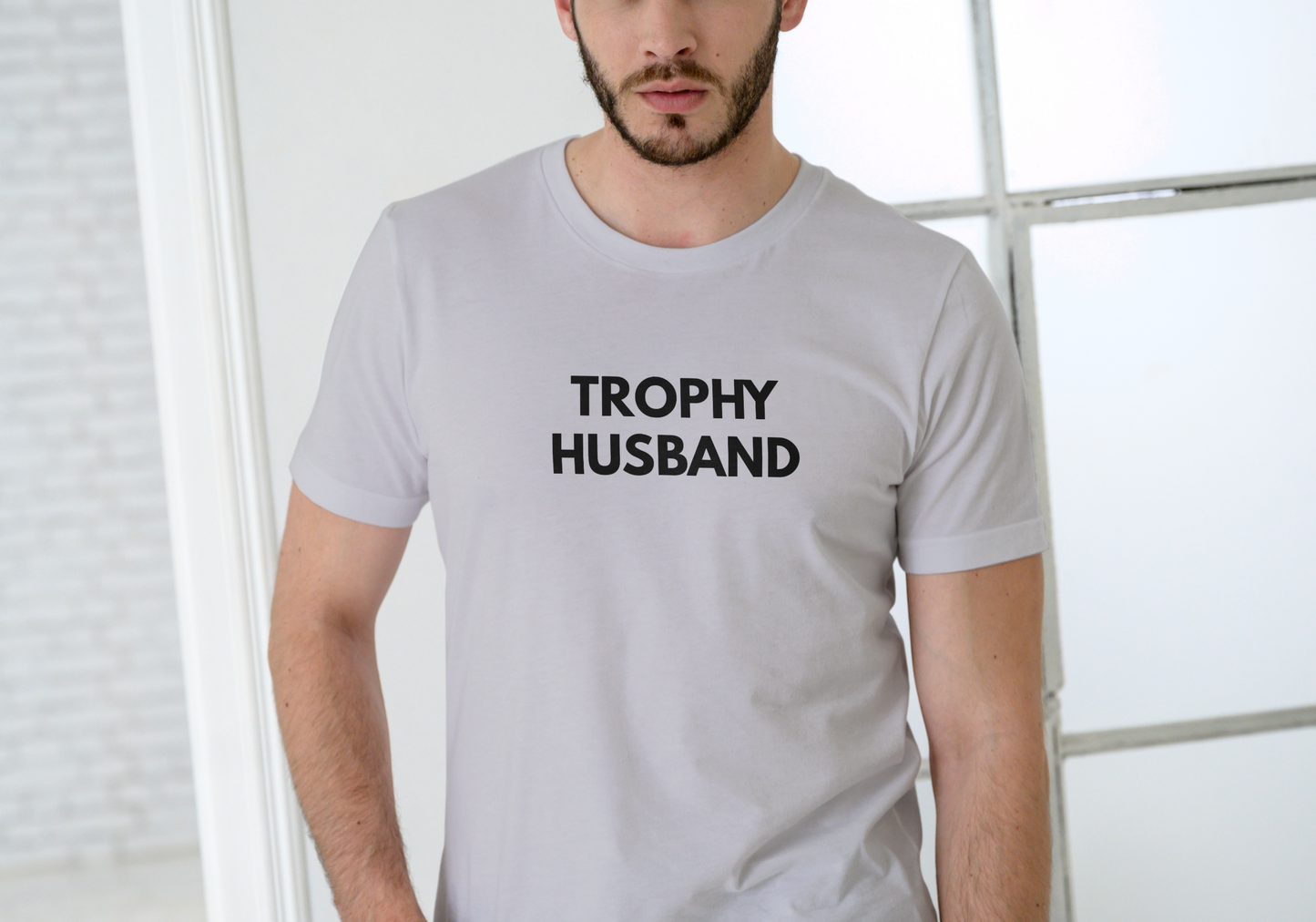 Trophy Husband, T-SHIRT, UNISEX, COTTON