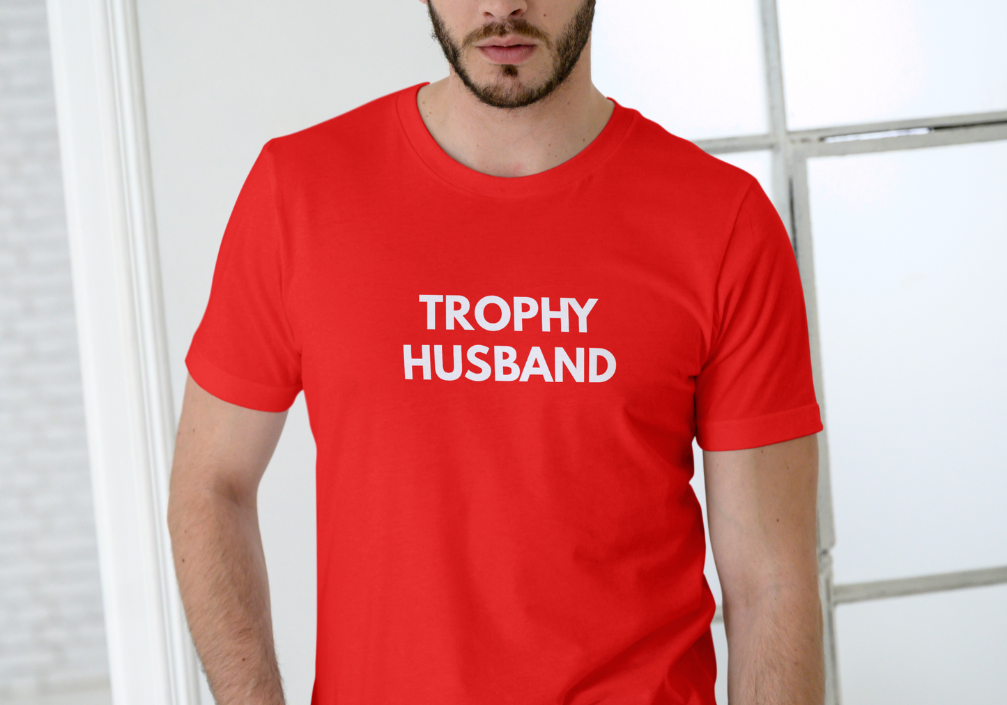 Trophy Husband, T-SHIRT, UNISEX, COTTON