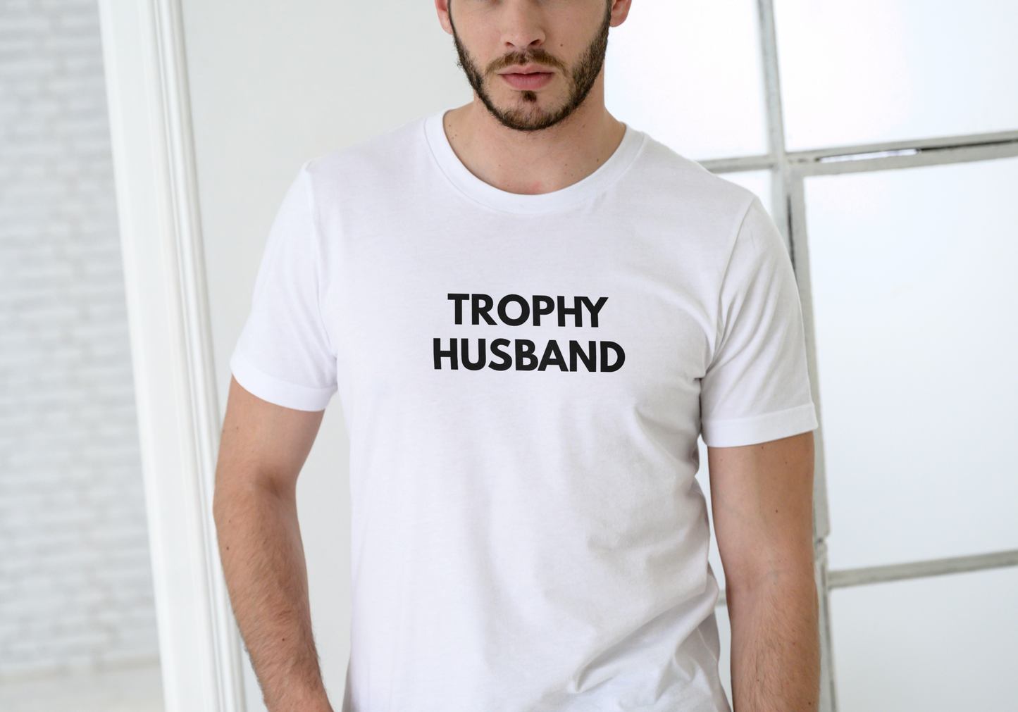 Trophy Husband, T-SHIRT, UNISEX, COTTON