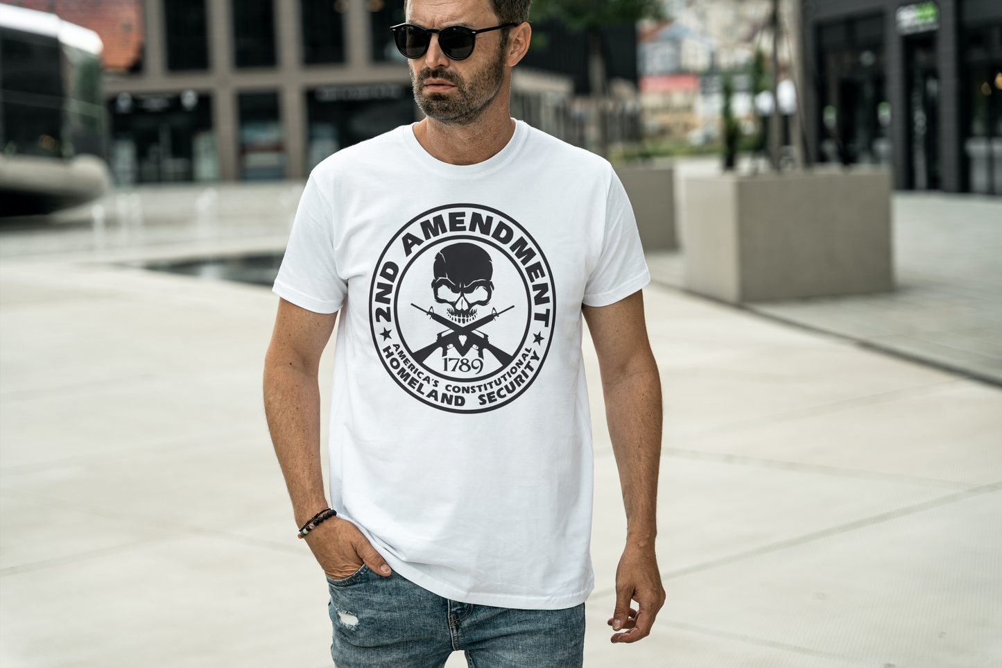 Short sleeve shirt. 2nd Amendment.
