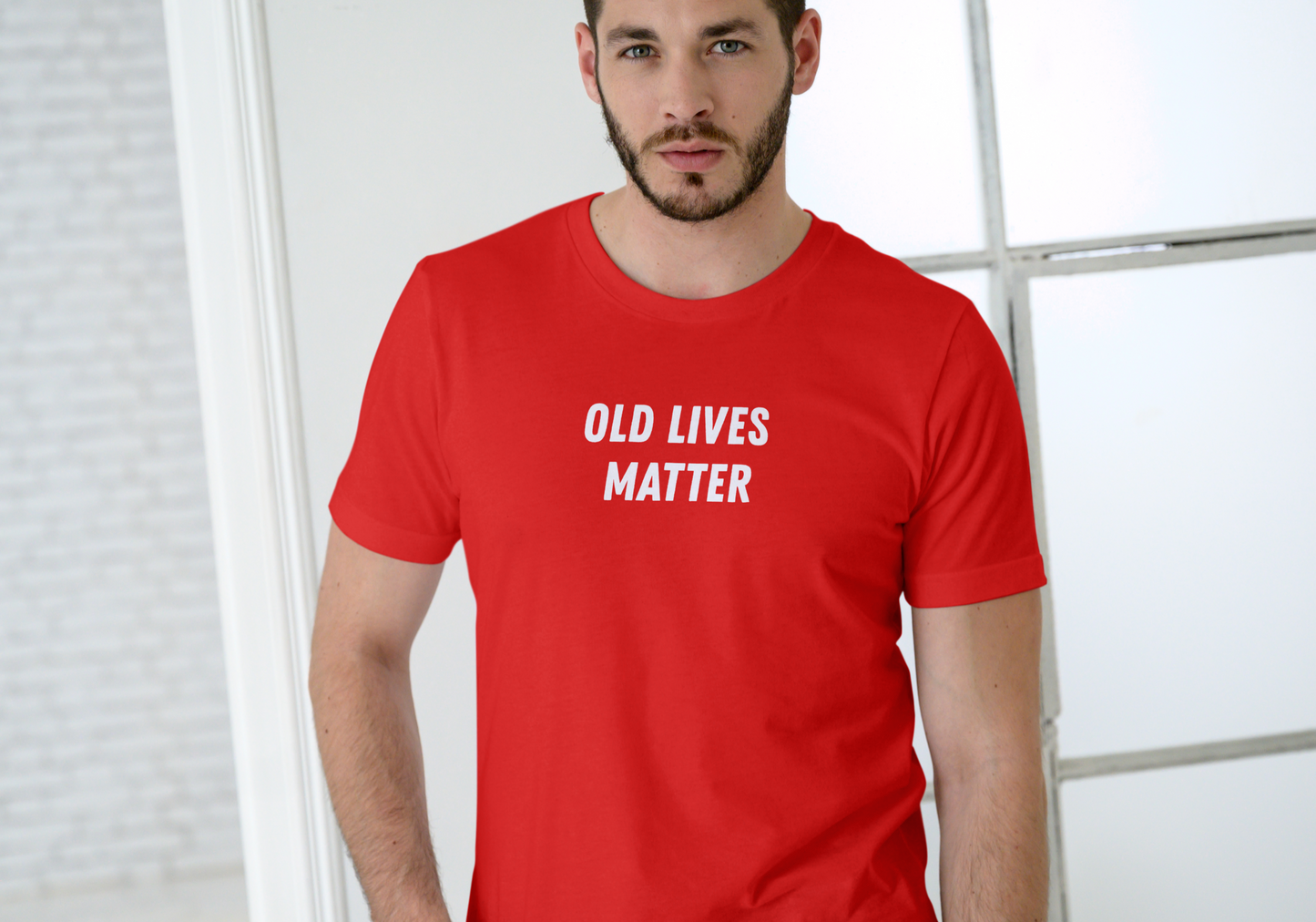 OLD LIVES MATTER, T-SHIRT, UNISEX, COTTON