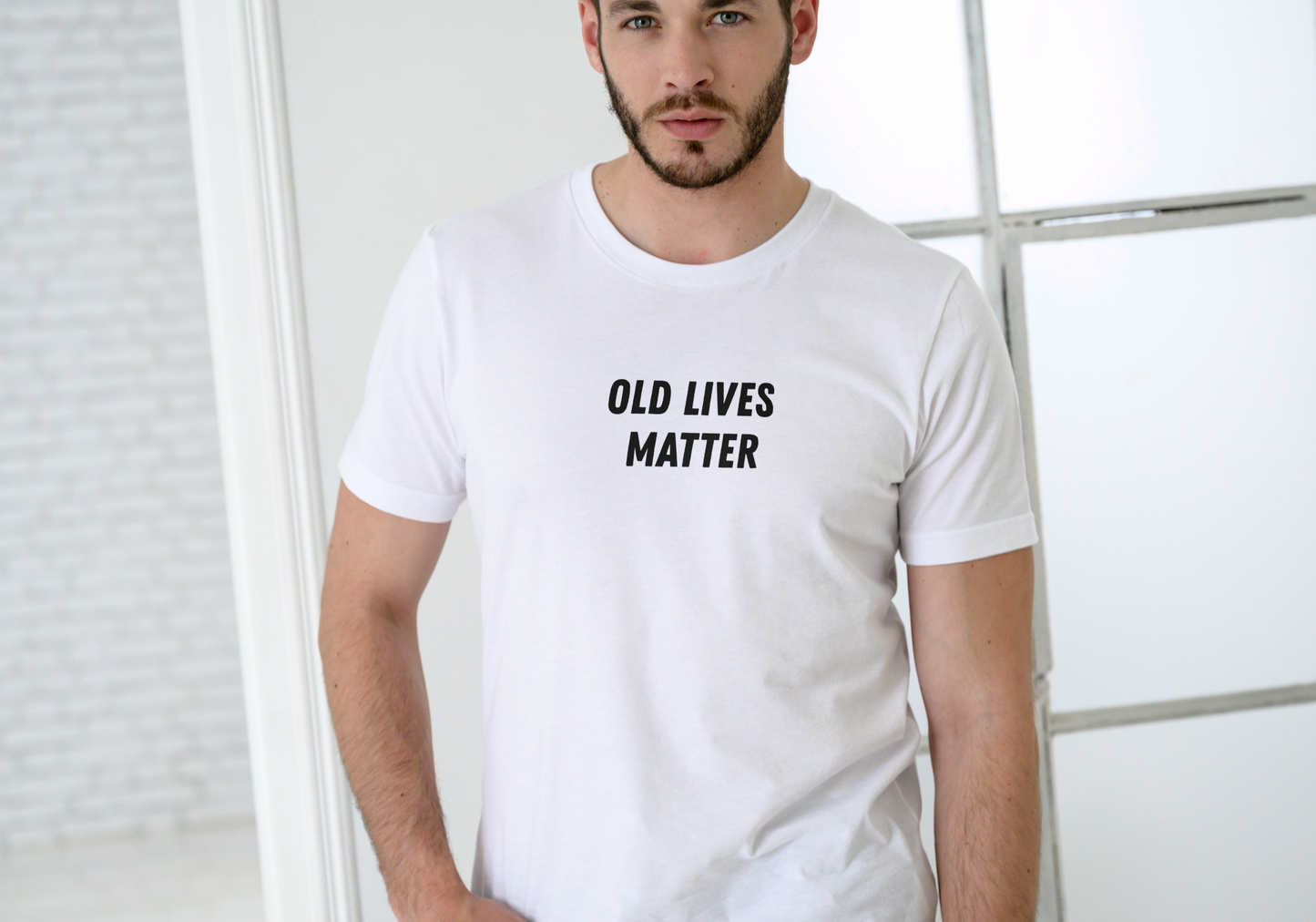 OLD LIVES MATTER, T-SHIRT, UNISEX, COTTON