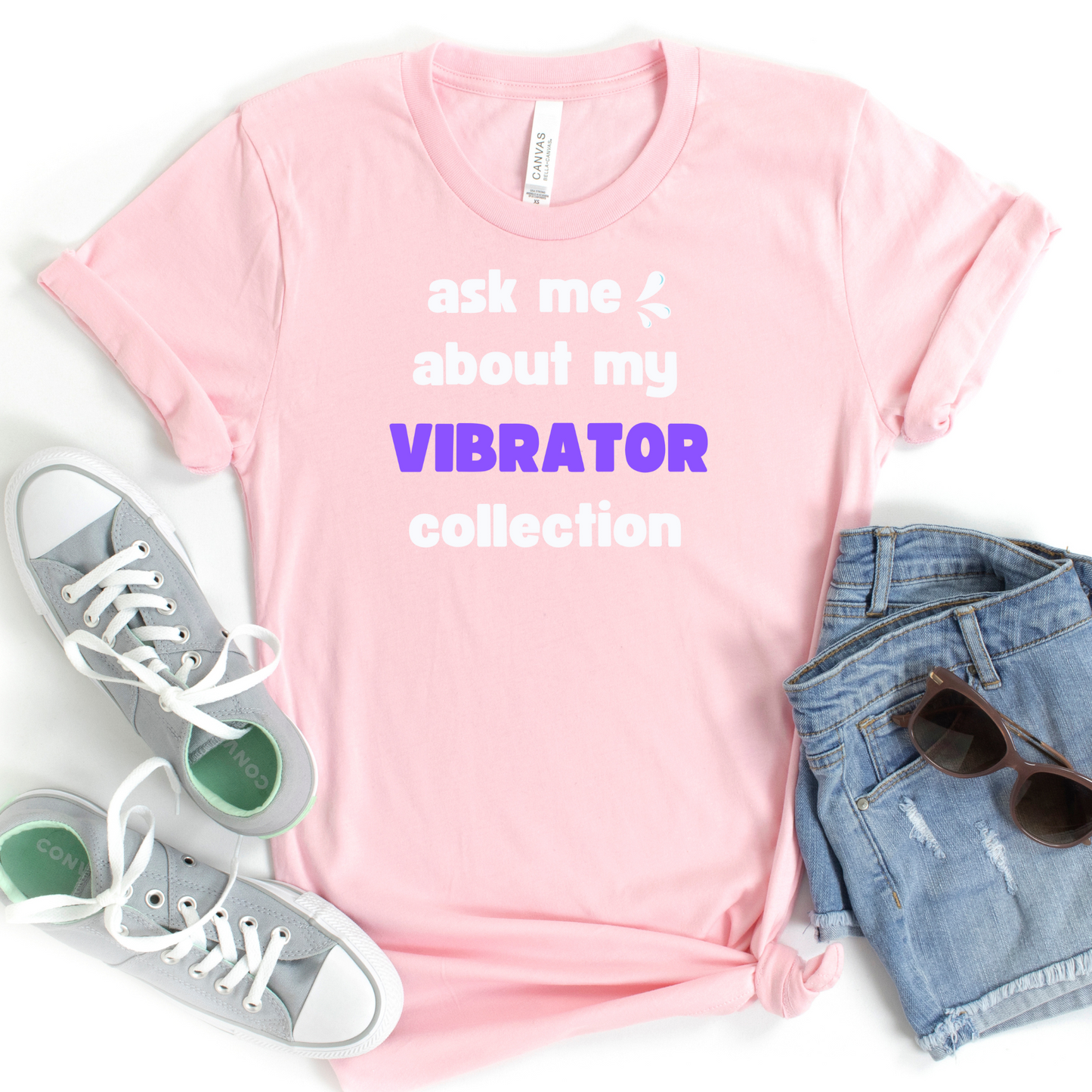ASK ME ABOUT MY VIBRATOR COLLECTION Short sleeve shirt