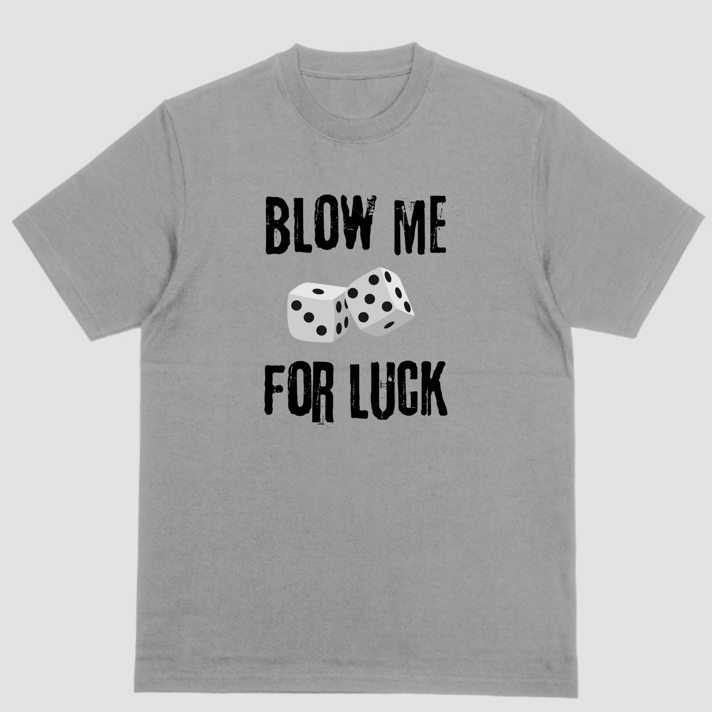 Short sleeve shirt, BLOW ME FOR LUCK