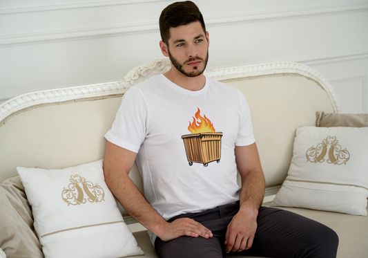 Short sleeve T shirt, Mens, Dumpster Fire