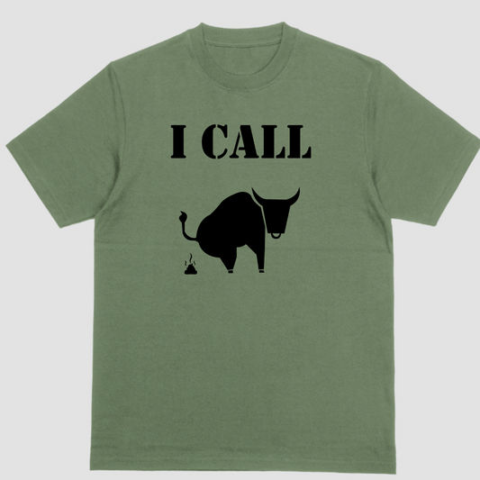 Short sleeve shirt, I CALL BS