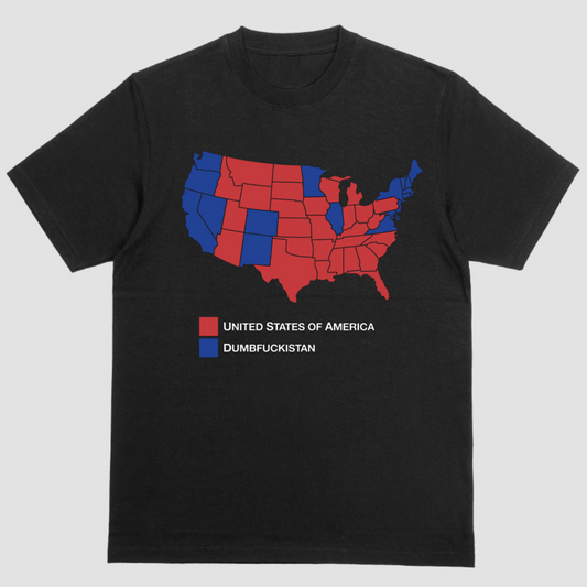 Short sleeve shirt, UNITED STATES OF AMERICA, DUMBFUCKISTAN