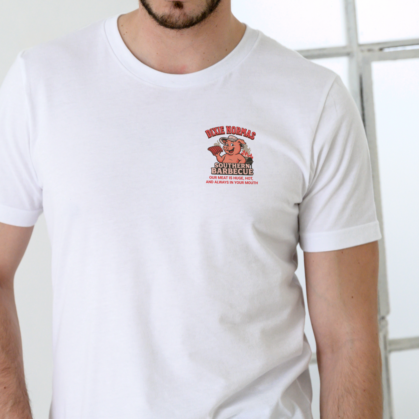 DIXIE NORMAS SOUTHERN BARBECUE T Shirt, Unisex, Cotton