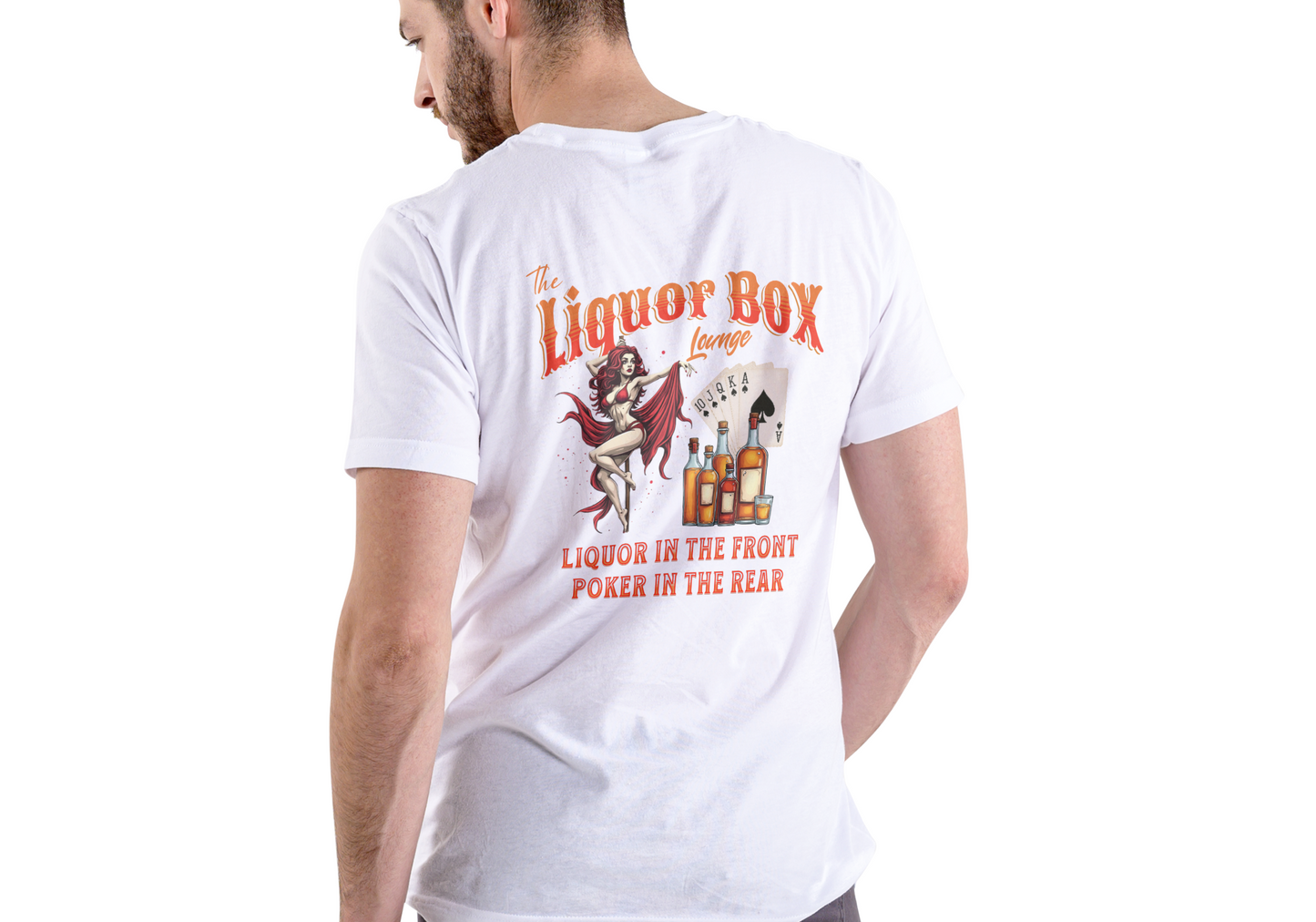 The Liquor Box Lounge, T-SHIRT, UNISEX, COTTON