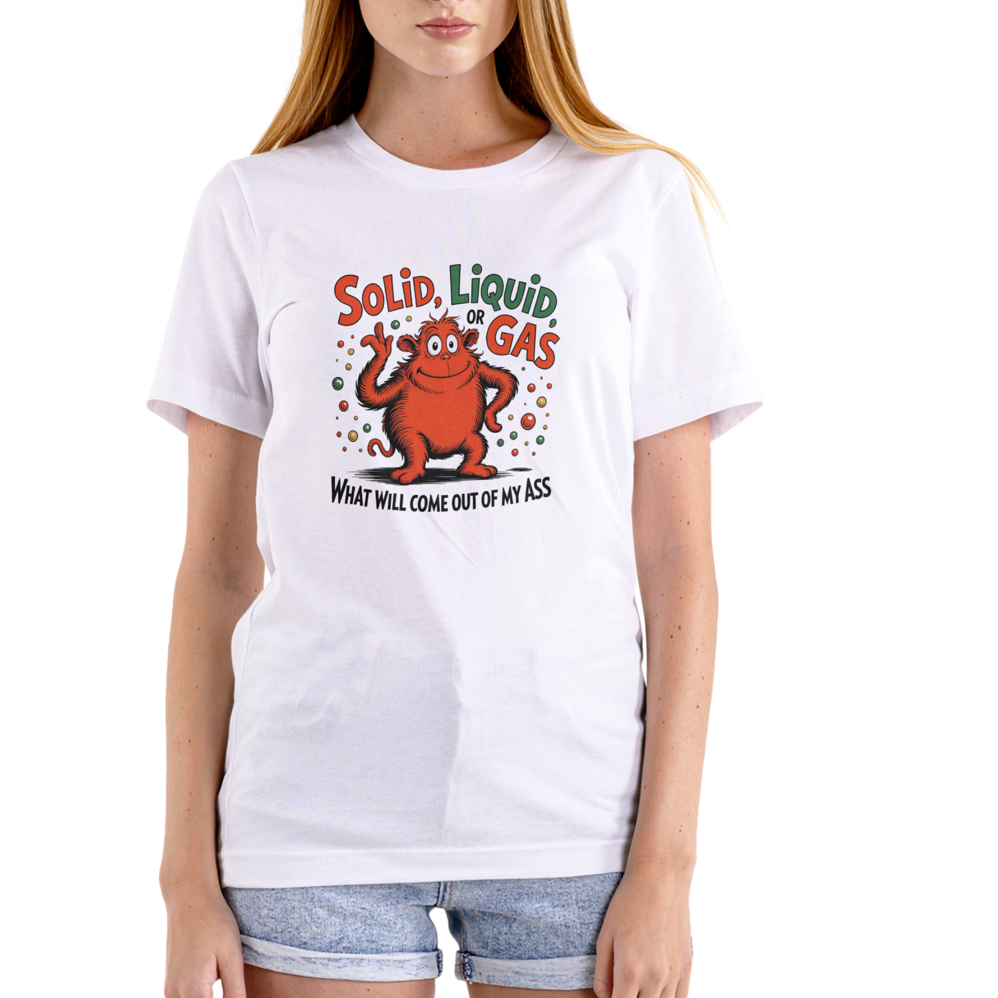 Solid, Liquid, or Gas – Funny T-Shirt | Unisex Cotton Tee
