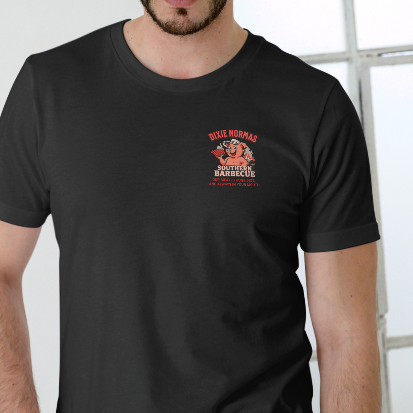 DIXIE NORMAS SOUTHERN BARBECUE T Shirt, Unisex, Cotton