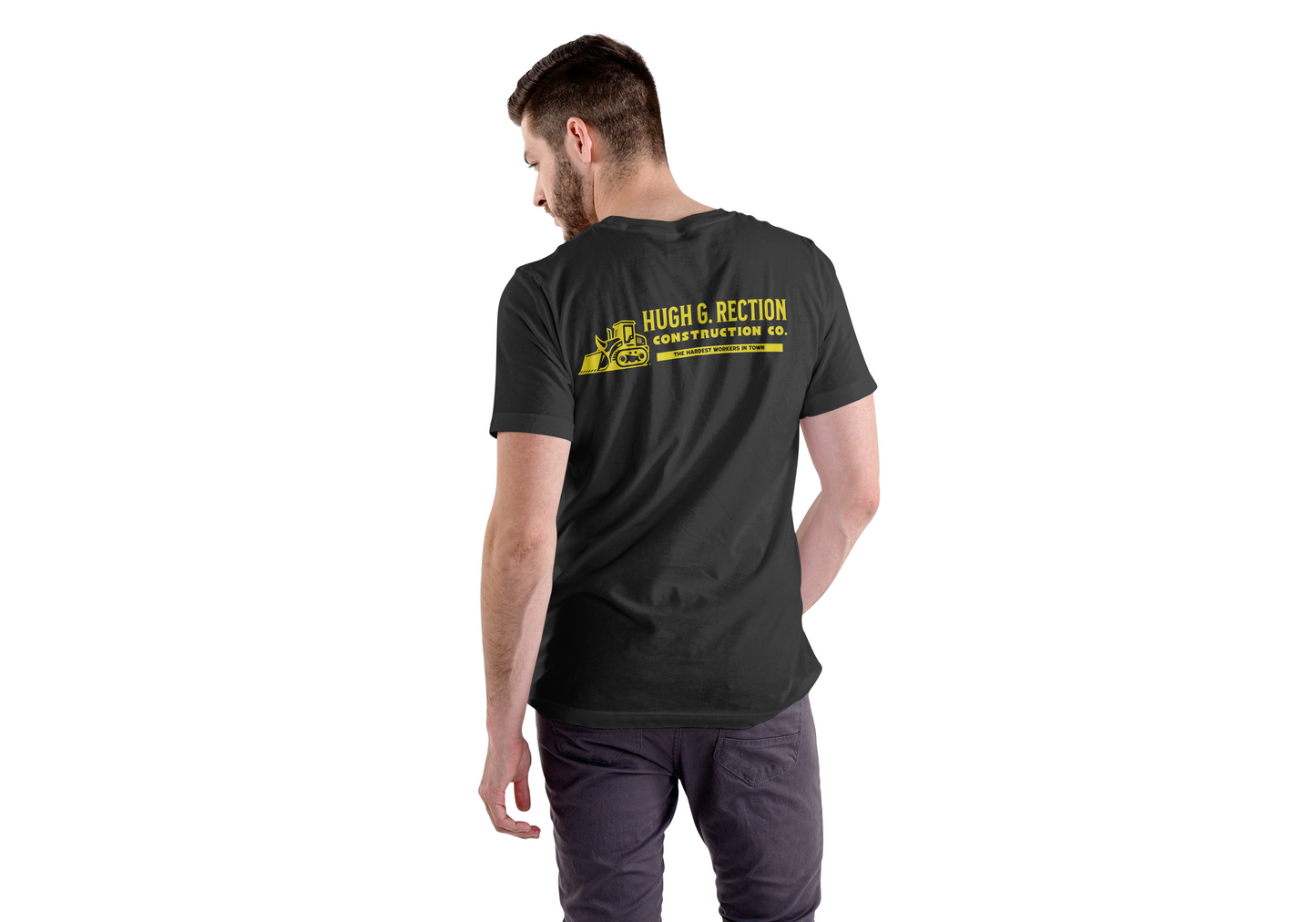 Hugh G. Rection Construction Co., T-SHIRT, UNISEX, COTTON
