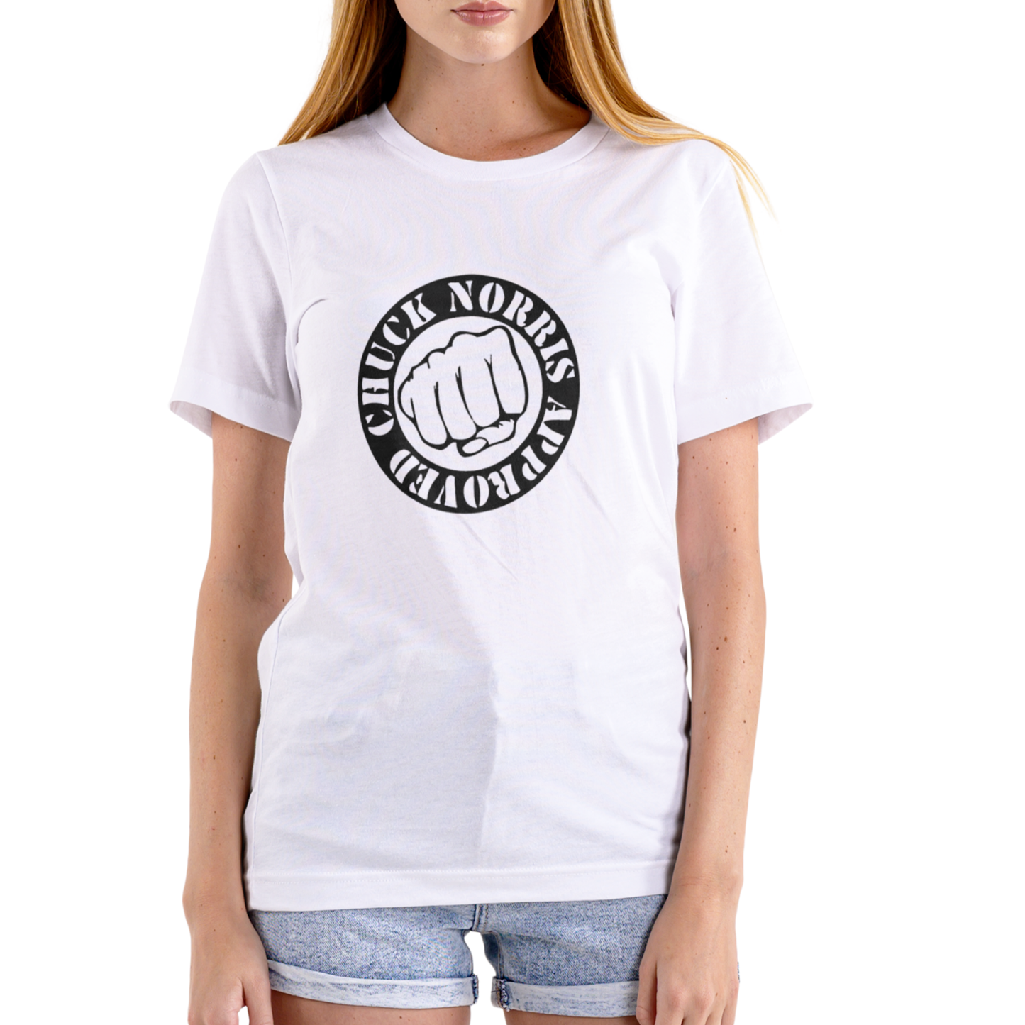 CHUCK NORRIS APPROVED – Funny T-Shirt (Unisex Cotton)