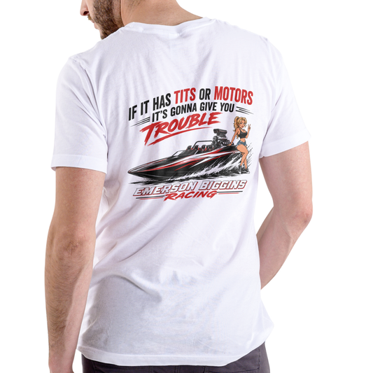 EMERSON BIGGINS RACING Boating T-Shirt – Unisex Cotton Graphic Tee