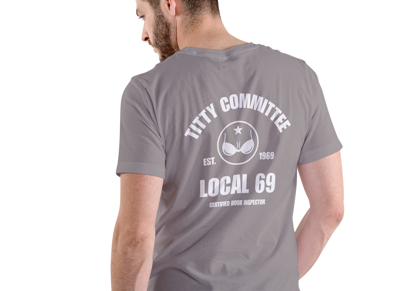 Titty Committee Local 69, Unisex Cotton T- Shirt