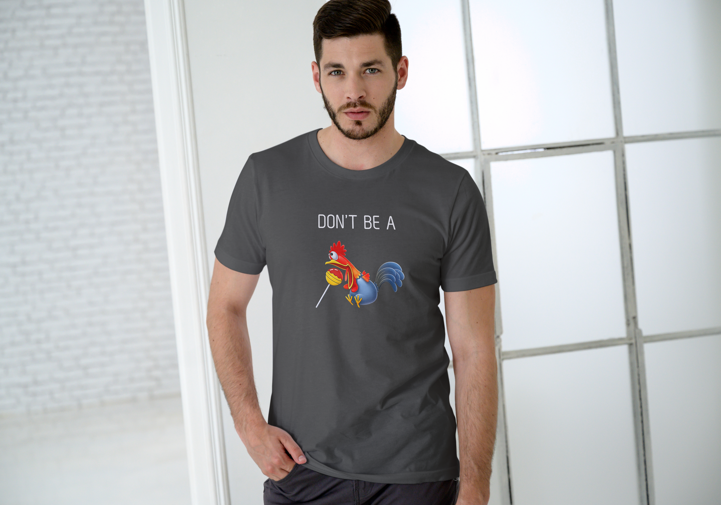 DON'T BE A CHICKEN SUCKER Funny T shirt, Unisex Cotton