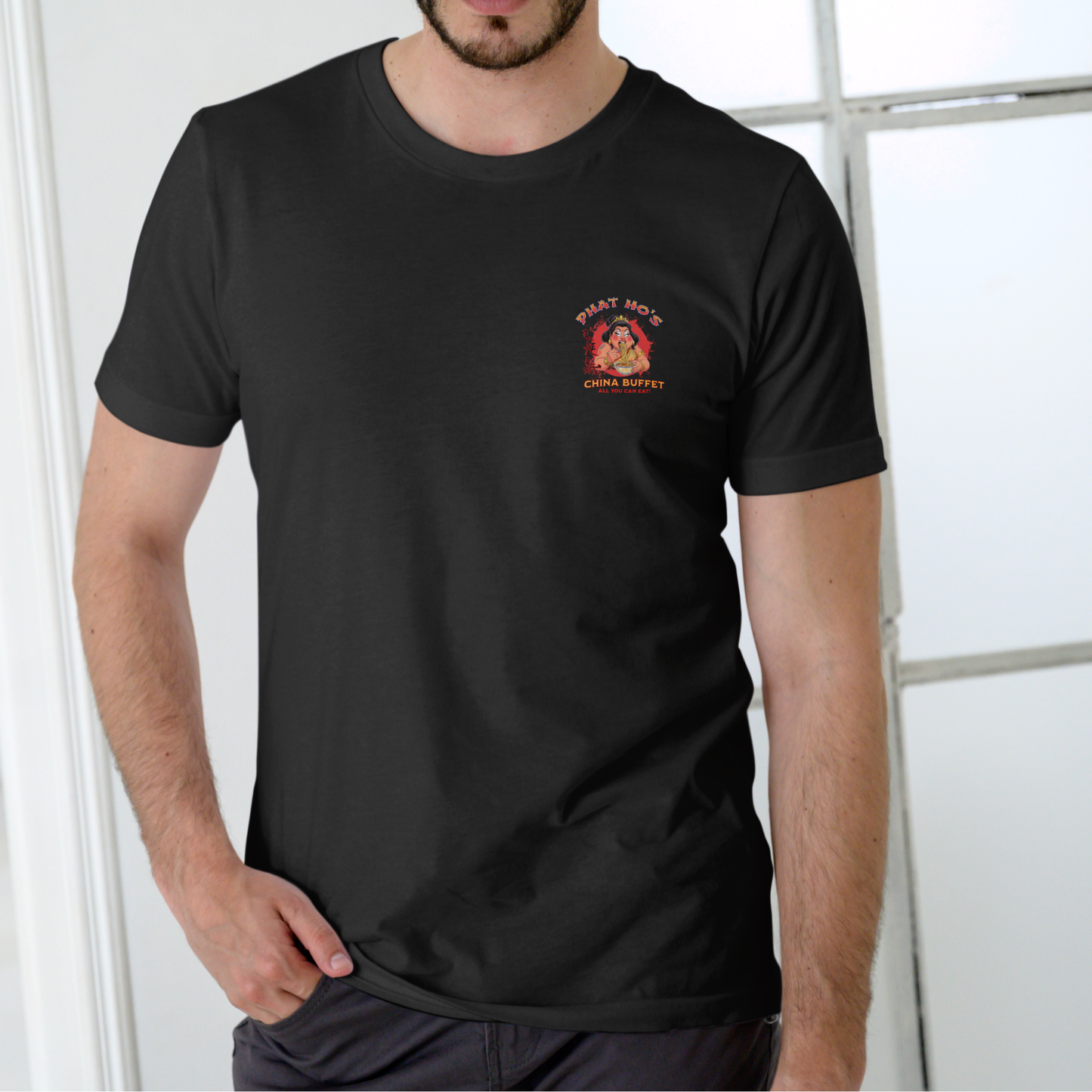Phat Ho's China Buffet, Unisex Cotton T Shirt