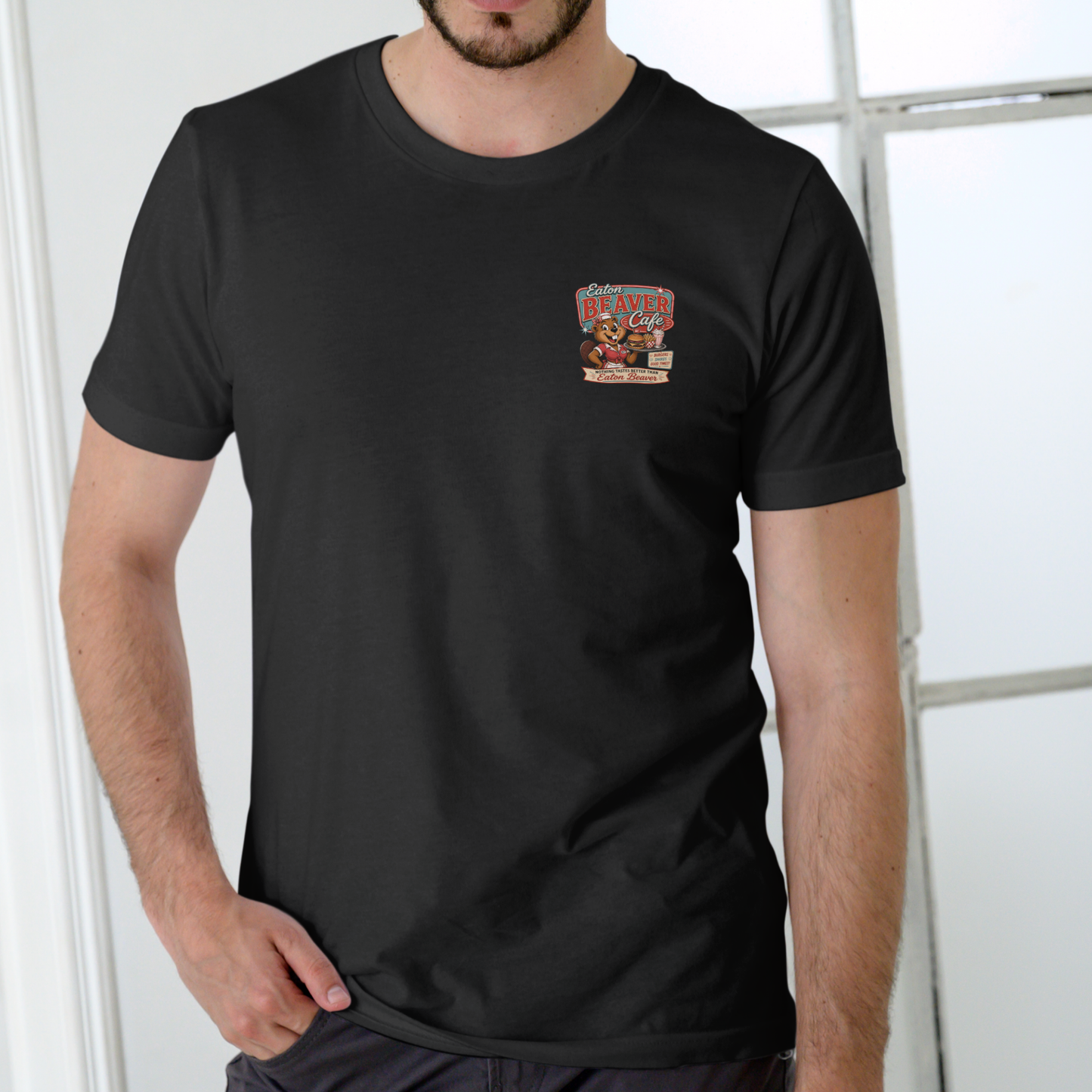 EATON BEAVER CAFE funny T-shirt