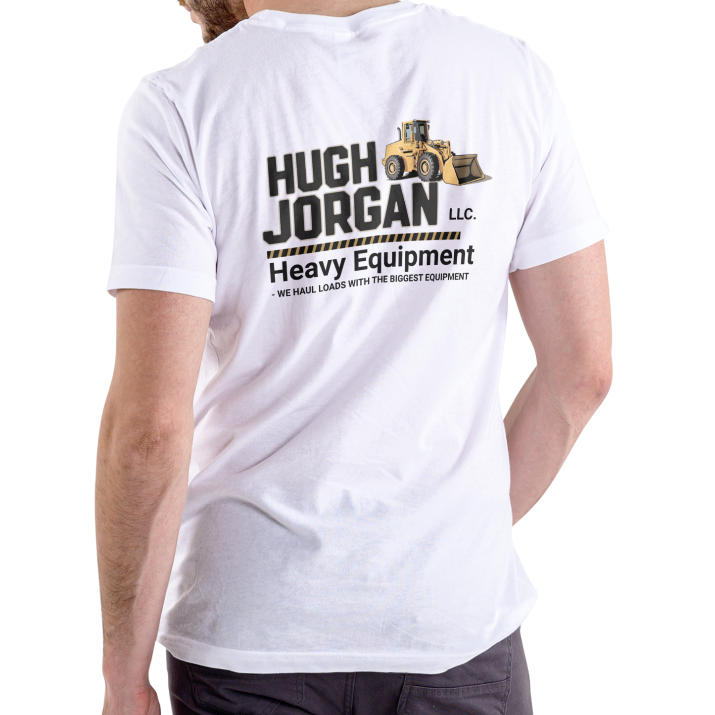 Hugh Jorgan Heavy Equipment, We haul loads with the biggest equipment funny T Shirt