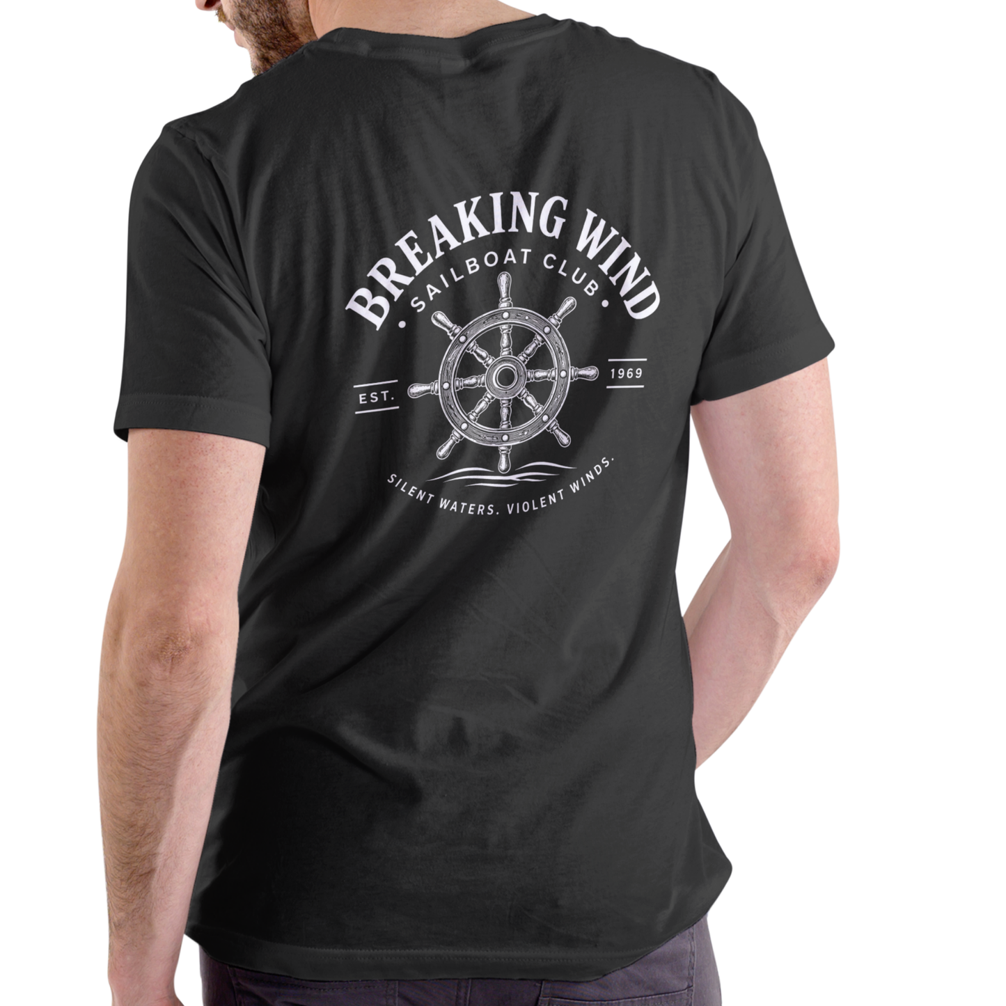 Breaking Wind Sailboat Club Funny T-Shirt