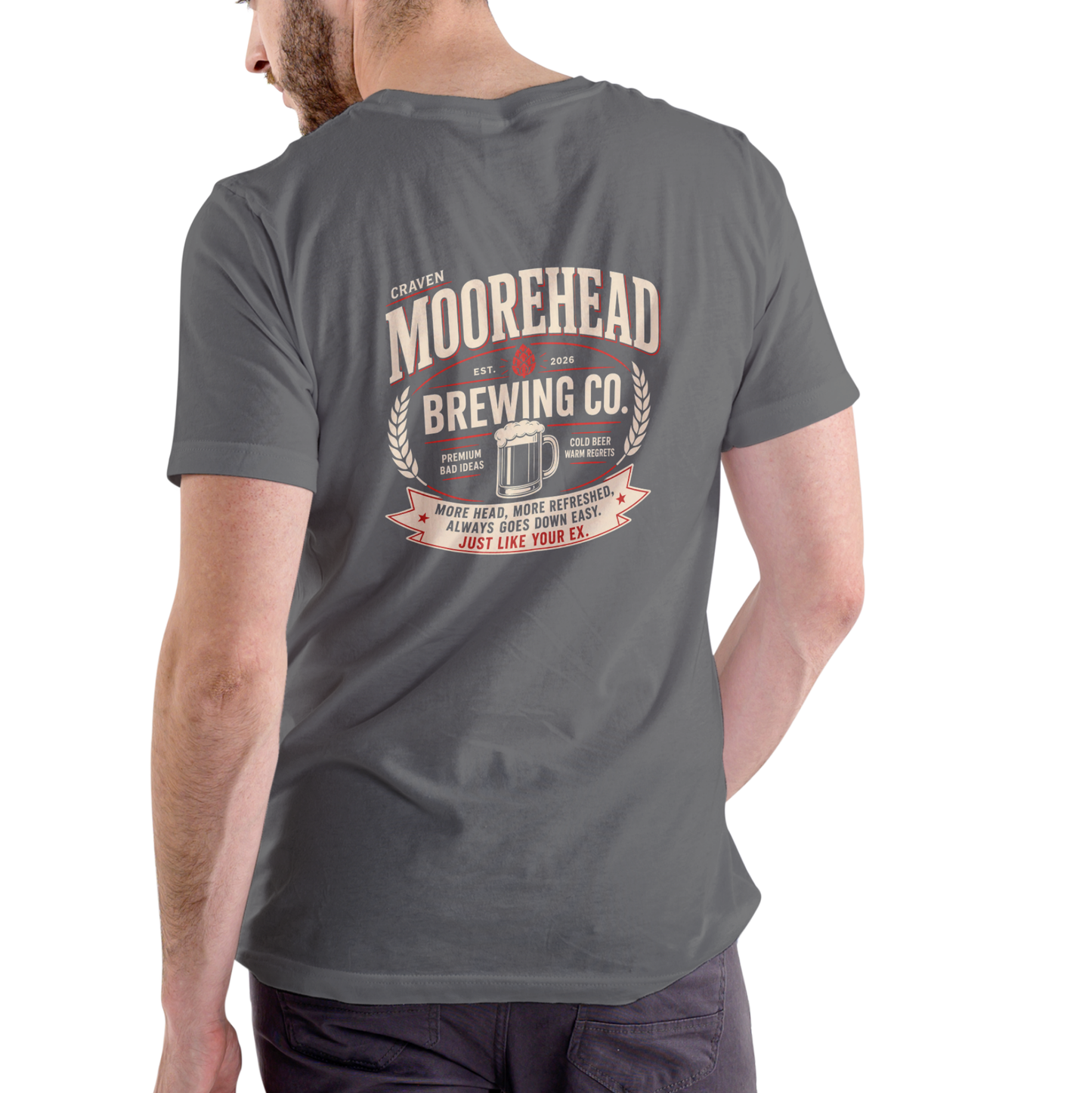 CRAVEN MOOREHEAD BREWING COMPANY Funny Name T-Shirt