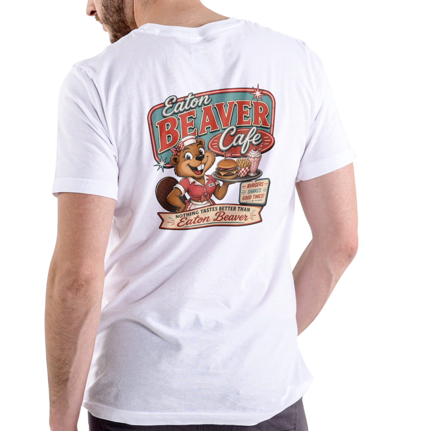 EATON BEAVER CAFE funny T-shirt