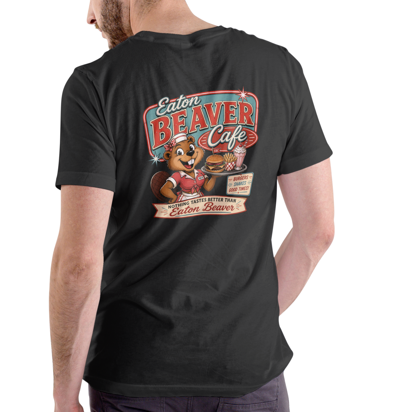 EATON BEAVER CAFE funny T-shirt